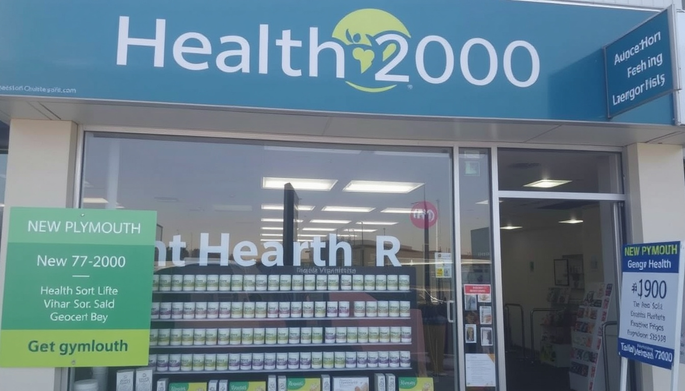 Health 2000 New Plymouth – Address, Hours & Products